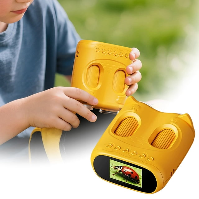 Children's 2 In 1 Portable Binocular Telescope With 10x Magnification For Biological Observation Border Product
