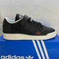 thumbnail image 1 of Adi - das Originals Forum Low Black Leather Athletic Shoes HQ4536 Men’s Size 11, 1 of 6