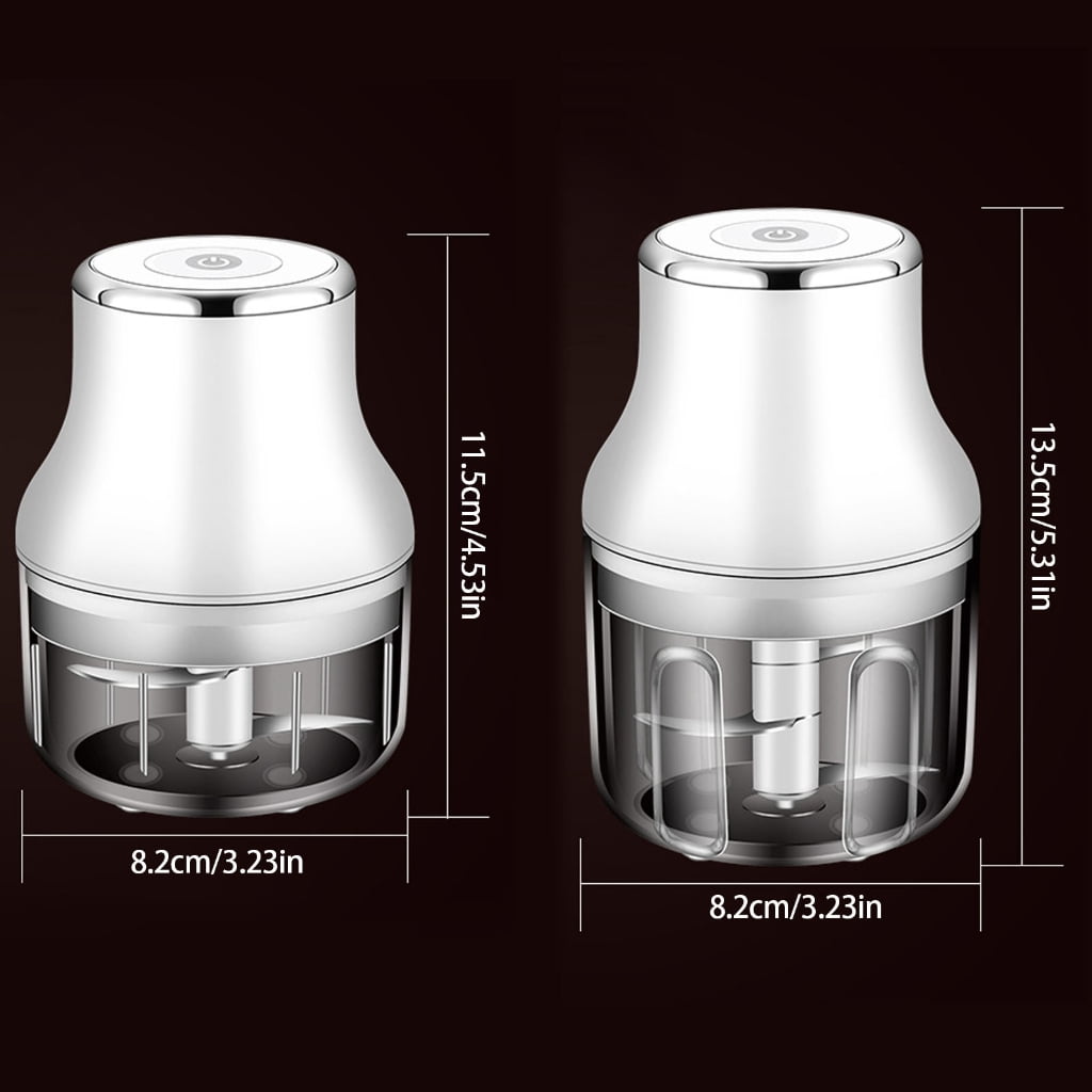 Oasiva Food Processor USB Rechargeable Garlic Mincer Portable Small Chopper for Gingers