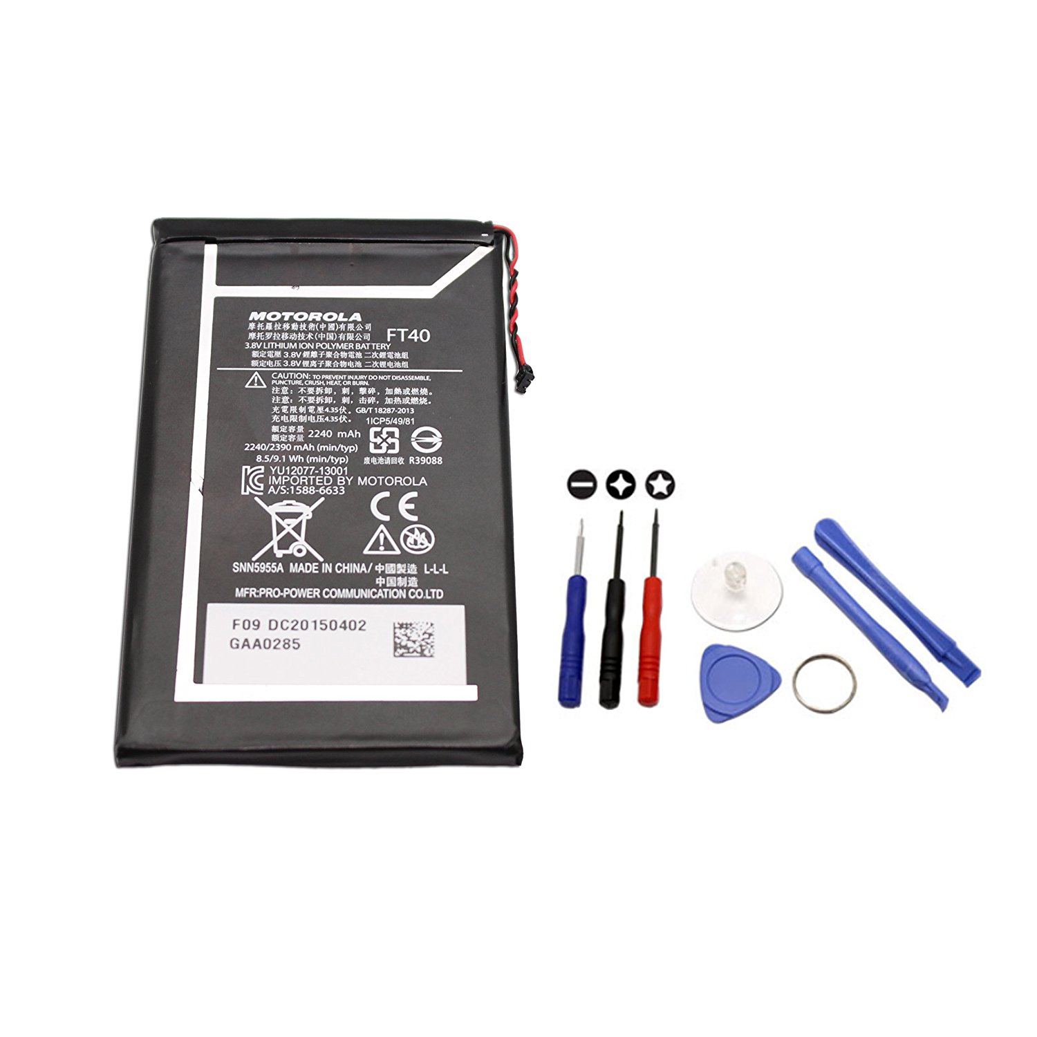 Original Motorola Battery FT40 SNN5955A For Motorola MOTO E 2ND GEN