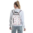 thumbnail image 5 of Yiaed Rose Flower B Print Lightweight Backpack Travel Backpacks Hiking Daypack for Women Men, 5 of 5