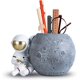 thumbnail image 2 of 1 paquete de portalápices, soporte de astronauta para escritorio, organizador de escritorio de resina, accesorios decorativos, regalo ideal para oficina, aula, hogar (estación), 2 of 5