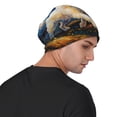 thumbnail image 4 of Naloa Vintage Starry Sky Labrador A Soft Beanie Hat, Knit Beanie Daily Beanie in Fine Knit for Women Men Winter Travel, Outdoor, 4 of 7