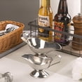 thumbnail image 2 of 2 pcs Sauce Boats, Stainless Steel Sauce Pourer Salad Dressing Server (Medium), 2 of 5
