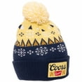 thumbnail image 3 of Coors Banquet Beer Snowflakes Knit Cuff Pom Beanie, 3 of 3