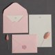 thumbnail image 4 of A pack of 5 (19×13 cm) romantic pink envelopes, exquisite small fresh envelopes, simple (excluding stationery and other products), 4 of 5