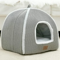 Cat Bed for Indoor Cats - Cat Cave Bed Cat House Cat Tent with Removable Washable Cushioned Pillow