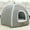Gray, variant on Cat Bed for Indoor Cats - Cat Cave Bed Cat House Cat Tent with Removable Washable Cushioned Pillow