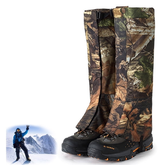 Egoelife Hiking Leg Gaiters Bite protection for Lower Legs Water-resistant Anti-Tear Snow Boot Gaiters for Men Wome