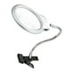 thumbnail image 3 of Lámpara de lupa LED con clip de metal, lámpara de cuello de cisne, lámpara de lectura de escritorio para el hogar y la oficina., 3 of 8