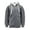 Charcoal, variant on Men's Heavyweight Thermal Zip Up Hoodie Warm Sherpa Lined Sweater Jacket (Light Grey, 2XL)