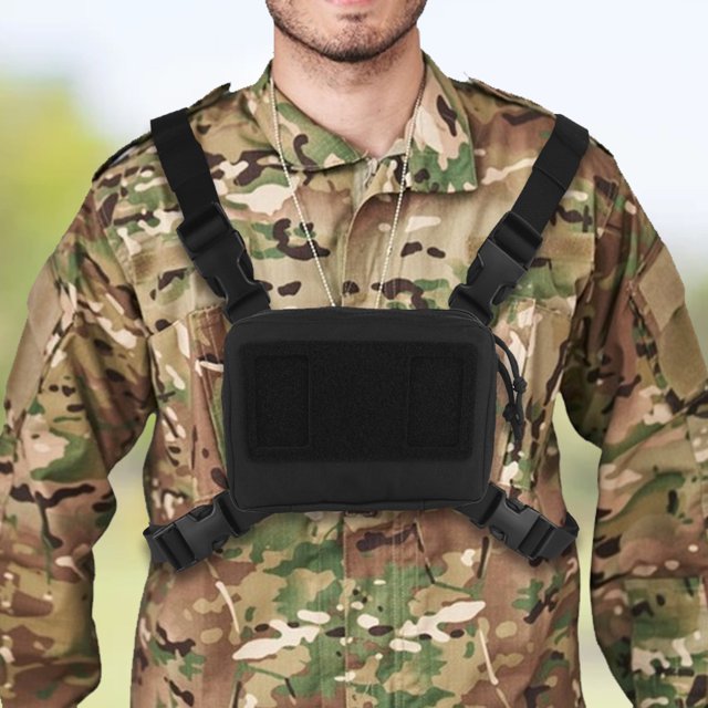 Soporte Molle para teléfono móvil con correa de arnés y bolsa, soporte manos libres para placa de teléfono, soporte para teléfono móvil, equipo de airsoft y paintball