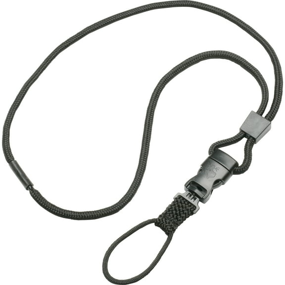 SKILCRAFT, NSN6660465, Cord Style Lanyard, 12 / Dozen, Black