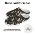 thumbnail image 6 of Fotbe Cute Alpaca Pattern Women's Fuzzy Curly Fur Memory Foam Loafer Slippers Indoor Outdoor Slippers Winter Home Shoes-44/45, 6 of 7