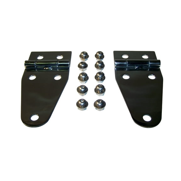 Crown Automotive 488402 Hood Hinges Fits 76-95 CJ5 CJ7 Scrambler Wrangler (YJ)
