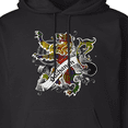 thumbnail image 3 of Inktastic Buchanan Tartan Lion Adult Hoodie Sweatshirt, 3 of 4