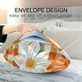 thumbnail image 4 of Yayeee Pillowcase Standard Size Set of 2 Satin Wrinkle Resistant Pillow Case, Sunny Floral, 4 of 8