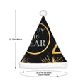 thumbnail image 3 of Cauagu 2025 New Year New for Adult Christmas Hat,1-Pack Xmas Holiday Hat Santa Hat for Women & Men Festive Headwear Accessories Fit for Christmas/New Year/Party, 3 of 6