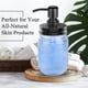 thumbnail image 4 of Paquete de 2 dispensadores de jabón Mason Jar – Dispensador de jabón de vidrio transparente de 16 oz de espesor con bomba de acero inoxidable a prueba de óxido y tapa para dispensadores de líquido/jab, 4 of 5