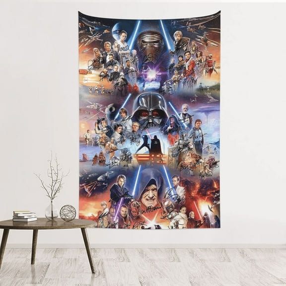 Star War-S Wall Tapestry Poster for Bedroom Aesthetics Room Decor Flag Wall Hanging Dorm Living Room 60''x 40''