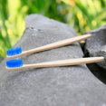 thumbnail image 2 of Bamboo Toothbrush Manual Toothbrush Nylon Bristle Toothbrush, 2 of 10