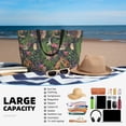 thumbnail image 5 of Disketp Forest Animals And Plants Large Capacity Beach Bag, Waterproof Sandproof Beach Swim Pool Bag Tote Bag for Women, 5 of 7