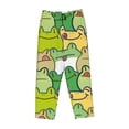 thumbnail image 4 of Kll Womens Cartoon Frog Print Pajama Pants Soft Pajama Bottoms For Women Cozy Lounge Pants, 4 of 9