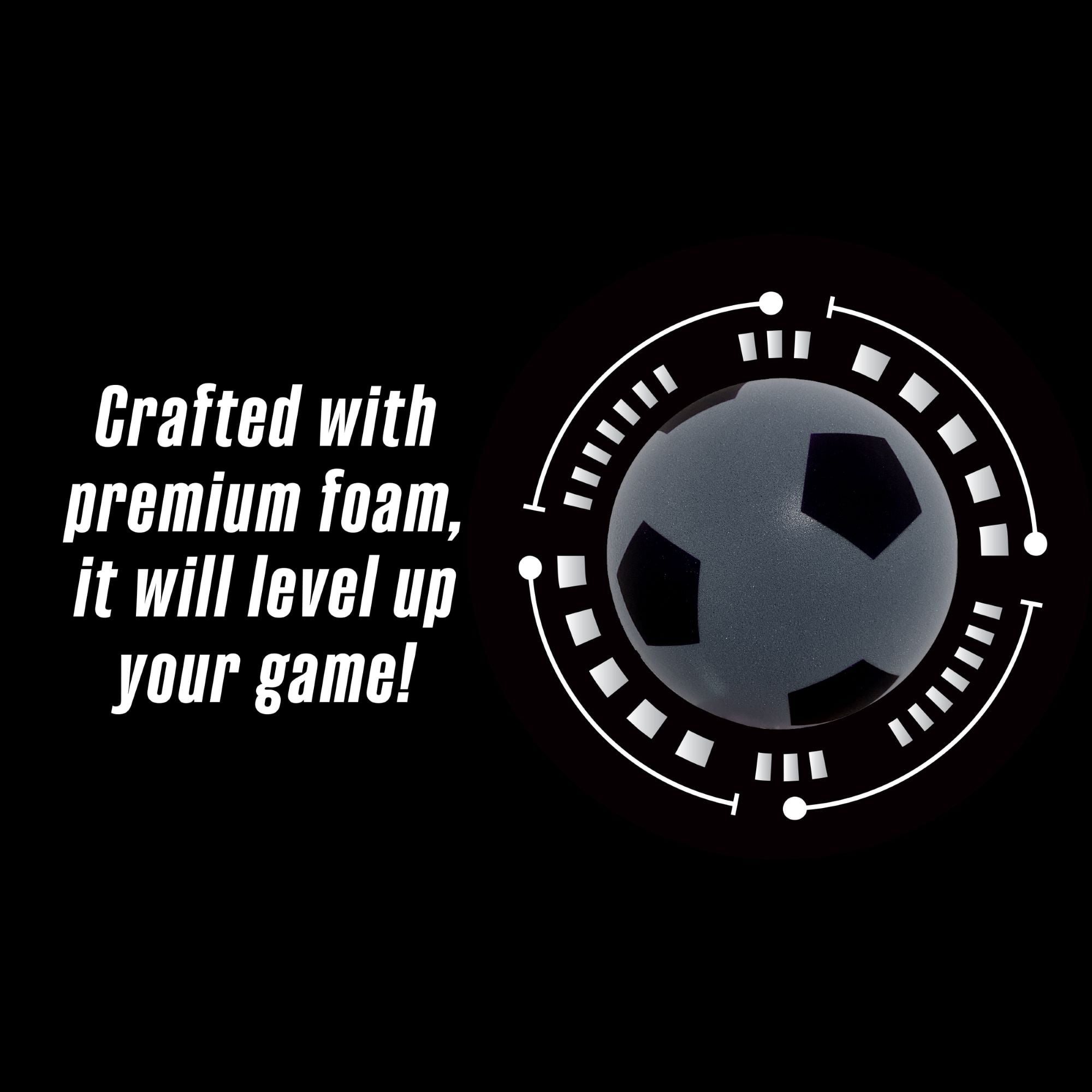 Supreme Silent Sports Soccer Ball, Durable Foam, Full Size, No Pump Required, Ages 3+