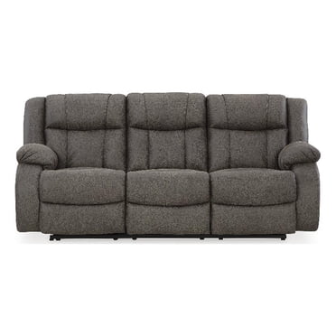 Signature Design by Ashley First Base Gunmetal Reclining Sofa