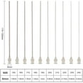 thumbnail image 2 of 10PCS 4 Inch Iron Dispensing Needle Tip 10 Mixed Size Blunt Needle with Brass Joint for Refilling Glue 15G/16G/17G/18G/19G/20G/21G/22G/23G/24G, 2 of 9