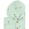 thumbnail image 3 of Gerber Baby Boy Short Sleeve Hooded Romper, Sizes Newborn - 24 Months, 3 of 7