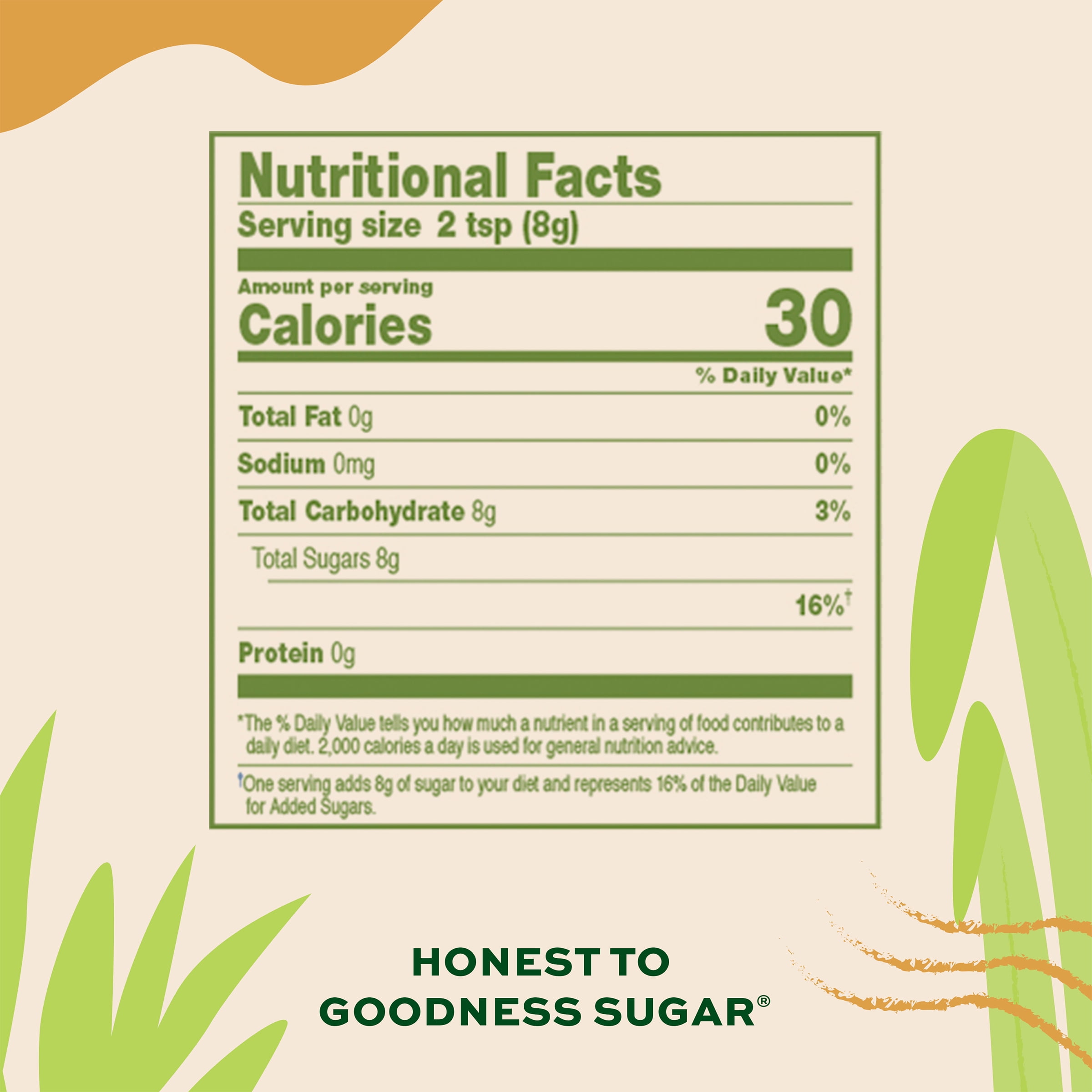 (6 pack) Florida Crystals Regenerative Organic Raw Cane Sugar, 6 lb