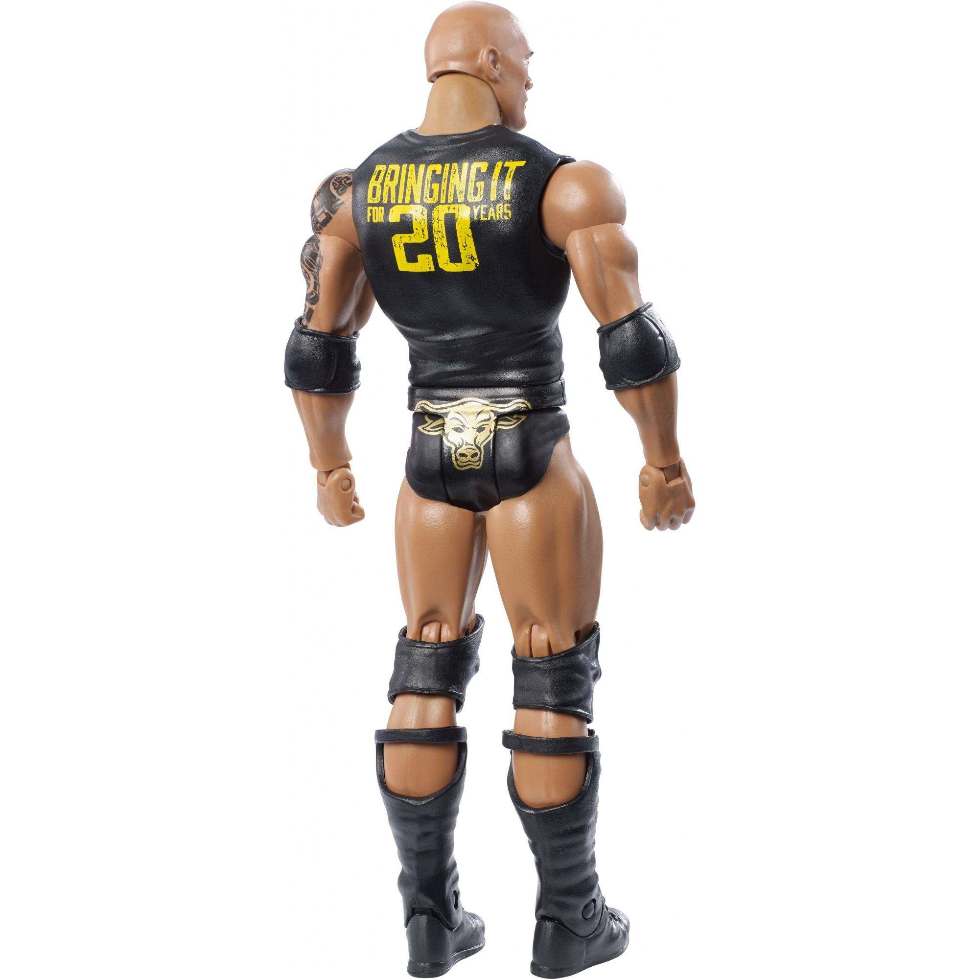 WWE The Rock 6-inch Articulated Action Figure with Ring Gear