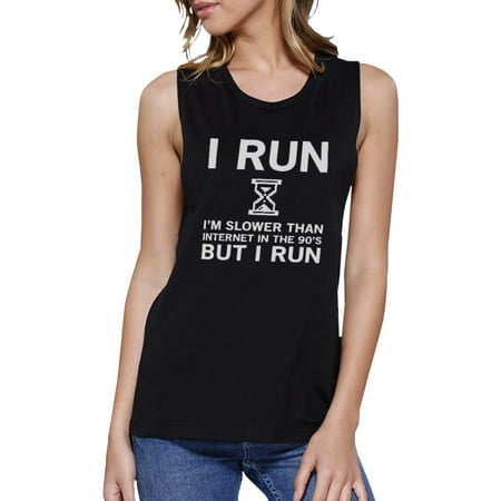 Sleeveless Workout Shirts - 90s Internet Work Out Muscle Tee Women's Workout Tank Sleeveless Top