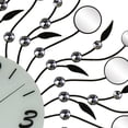 thumbnail image 4 of Three Star Import & Export YC1170 27 in. Round 24-Spoke Gold Wall Clock, 4 of 4