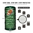 thumbnail image 2 of Football Neck Gaiter - *Now with Sewn Edges*, 2 of 5