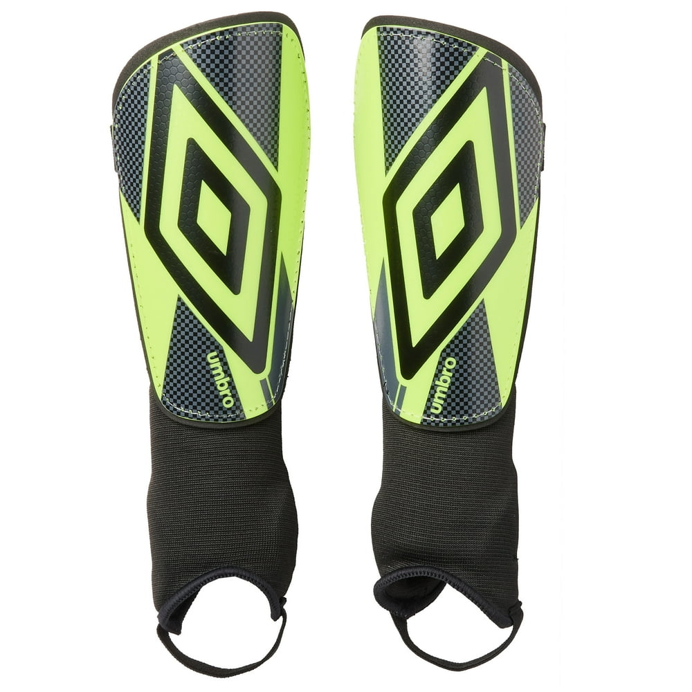 Umbro Ceramica Adult Stirrup Soccer Shin Guards, Green