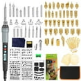 thumbnail image 3 of HLONK 110Pcs Wood Burning Pen Kit with LCD Display Professional Wood Burning Pen Burner DIY Wood Burning Tool Pyrography Set Adjustable Temperature for Embossing Carving Soldering, 3 of 10