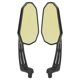 thumbnail image 2 of TKSE Espejo Retrovisor De Motocicleta, 1 Par De Espejos Retrovisores Laterales Giratorios De Metal ABS Compatible Con CB1000R Shadow XL1000V Silver Wing(Amarillo), 2 of 14
