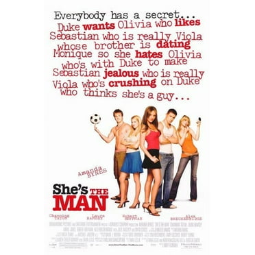 She's the Man Movie Poster (11 x 17)
