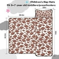 thumbnail image 5 of White Brown Footballs Pattern Toddler Nap Mats for Kids Preschool,Sleeping Mat Bag or Kids,Toddler Sleeping Bag,Toddler Nap Mat or Daycare, 5 of 6