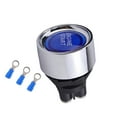 thumbnail image 2 of Almencla Push Button Starter Switch LED Light 50A 12V Engine Start Push Button Switch blue, 2 of 8