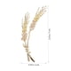 thumbnail image 5 of 1pc Moda Feliz Trigo Spike Spike En forma de Corsage Pista Delicada (Dorado), 5 of 5