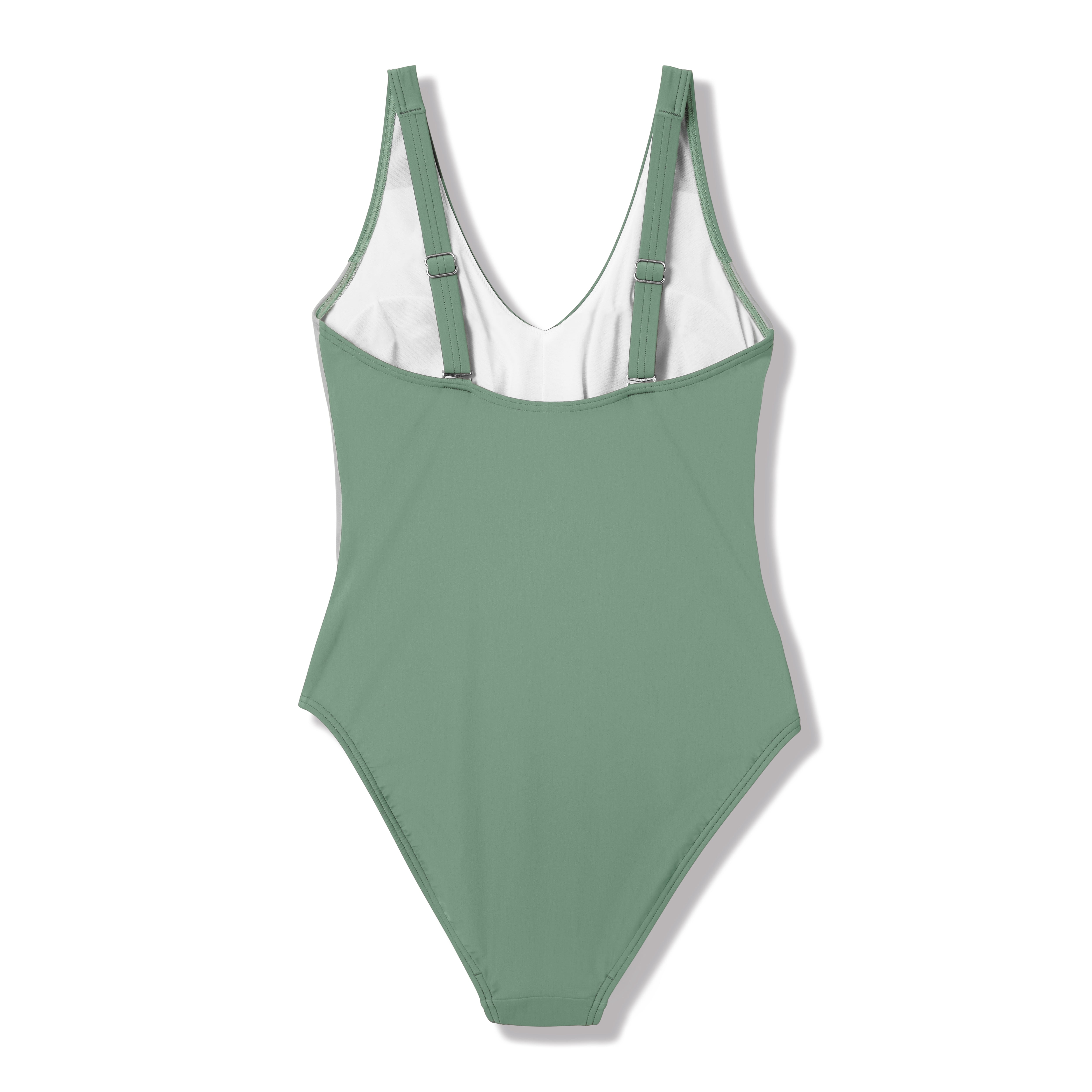 Speedo Women's Colorblock V-Neck One Piece with Adjustable Straps Swimsuit, Sizes XS - XXL