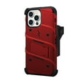thumbnail image 4 of ZIZO BOLT Bundle for iPhone 14 Pro Max (6.7) Case with Screen Protector Kickstand Holster Lanyard - Red, 4 of 6