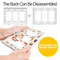 thumbnail image 4 of Yayeee Rocker Switch Wall Plate 1-Gang 4.6"x2.9" Home Decorative Outlet Cover, Minimalist Geometric Pattern, 4 of 6