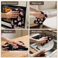 thumbnail image 5 of 4 Pcs Pioneer Flower Floral Print Pattern Kitchen Towels, Funny Microfiber Dish Towel Set, 18" X 26" Tea Towels, 5 of 6