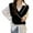 Black, variant on Clearance Sweater Vest for Women Sleeveless Top Colorblock Vest Loose Fit