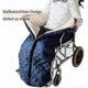 thumbnail image 4 of Wheelchair Blanket - Windproof And Warmth - Adults - Suitable For Wheelchairs - Suitable For Wheelchairs - Blue, 4 of 4