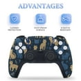 thumbnail image 4 of Cat, Yellow, Black, Blue PS5/PS5 Slim Digital Disc Skin Sticker For Console And Controller Skins, 4 of 7